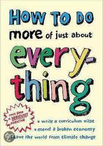 How to Do More of Just About Everything 9780007315130 eHow, Verzenden, Gelezen, EHow