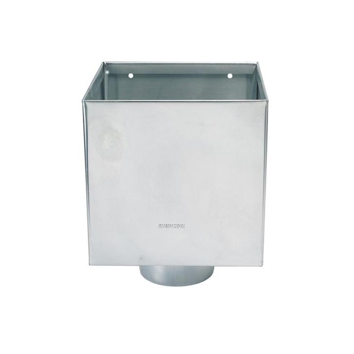 RHEINZINK Vergaarbak Kubus 300 walsblank 100mm, Doe-het-zelf en Verbouw, Overige Doe-het-zelf en Verbouw, Ophalen of Verzenden
