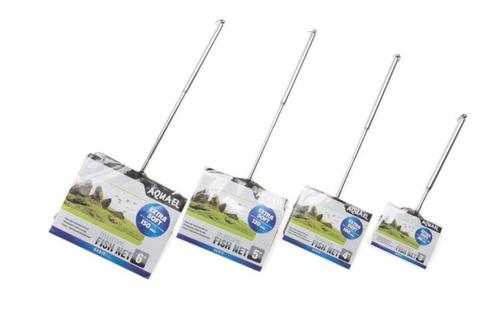 Schepnet professional 7.5x6cm met telescoopsteel, Dieren en Toebehoren, Vissen | Aquaria en Toebehoren, Overige typen, Nieuw, Ophalen of Verzenden