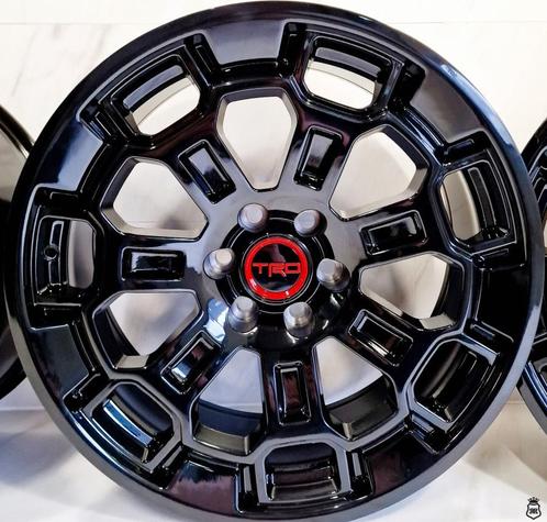 22 inch 6x139.7 TRD Wheels L229 Full Gloss Black, Auto-onderdelen, Banden en Velgen, Velg(en), Nieuw, Overige maten, Ophalen of Verzenden