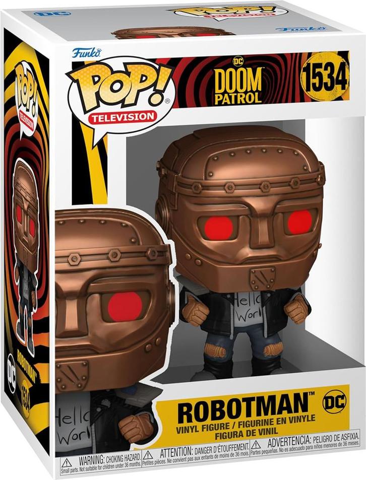 Funko Pop! - Doom Patrol Robotman #1534 | Funko - Hobby, Verzamelen, Poppetjes en Figuurtjes, Nieuw, Verzenden