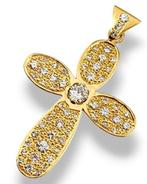 Hanger - 18 karaat Geel goud - 1.50ct. tw. Diamant