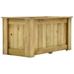 vidaXL Plantenbak verhoogd 100x50x50 cm geïmpregneerd, Tuin en Terras, Bloembakken en Plantenbakken, 100 cm of meer, Verzenden