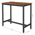 SBT105BV Hoge bartafel 120x105x60 cm van 109 voor 49, Huis en Inrichting, Ophalen of Verzenden, Nieuw