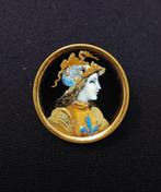 Zonder minimumprijs - Broche goudkleurig metaal