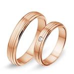 Actie trouwringen in 8/14/18 karaat rosé goud per paar va..., Sieraden, Tassen en Uiterlijk, Ringen, Verzenden, Nieuw