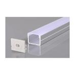 Opbouw profiel voor LED strip 19mm 2 meter Inclusief afdek, Huis en Inrichting, Lampen | Overige, Ophalen of Verzenden, Nieuw