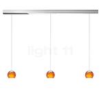 Oligo Balino Hanglamp 3-lichts LED, chroom/oranje, Nieuw, Verzenden