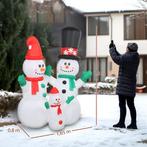 Opblaasbare Sneeuwman Familie, 1,8 M Kerstdecoratie Met LED-, Diversen, Kerst, Verzenden, Nieuw