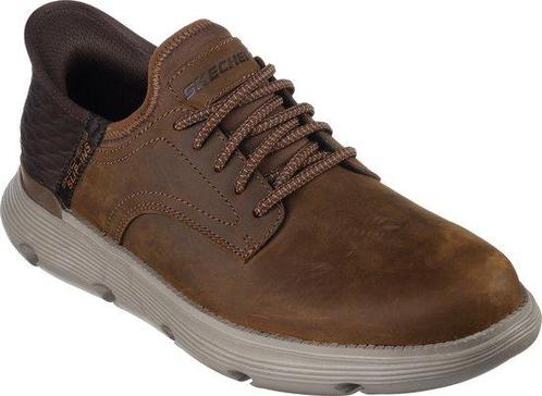 Skechers Garza - Gervin Heren Sneakers - Bruin - Maat 43, Kleding | Heren, Schoenen, Nieuw, Verzenden