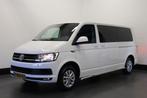 Volkswagen Transporter 2.0 TDI Dubbele Cabine 2x Schuifdeur, Auto's, Stof, Gebruikt, Overige carrosserieën, Wit