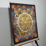 Manifestation of Buddhas Awakening Thangka - Painting of, Antiek en Kunst