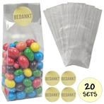 Fako Bijoux® - Uitdeelzakjes Met Sluitstickers - 20 Stickers, Verzenden, Nieuw