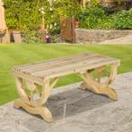 TRUUSK Tuinbank Hout Weerbestendige Bank Tuinmeubelen Rustie, Tuin en Terras, Tuinbanken, Verzenden, Nieuw