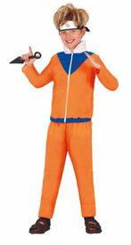 Ninja Kostuum Kind Oranje, Nieuw, Verzenden