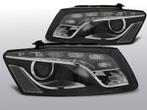 Koplampen Real DRL | Audi Q5 2008-2012 | zwart, Verzenden, Nieuw, Audi