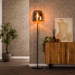 Vloerlamp Glas - Nieuw - Smoke - Amber - Direct Leverbaar, Nieuw, Glas, 150 tot 200 cm, Modern, Industrieel, Design, Minimalistisch