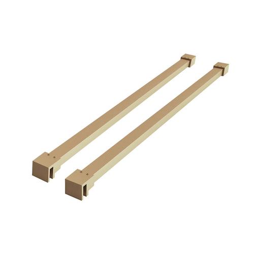 2x Stabilisatiestang Wiesbaden Slim 120 cm Messing Goud, Doe-het-zelf en Verbouw, Sanitair, Douche, Nieuw, Ophalen of Verzenden