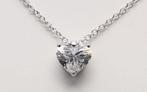 Ketting - 18 karaat Witgoud -  5.05ct. tw. Diamant