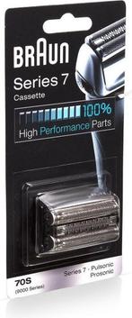Braun Series 7 70S Cassette Zilver - Vervangend Scheerblad, Verzenden, Nieuw