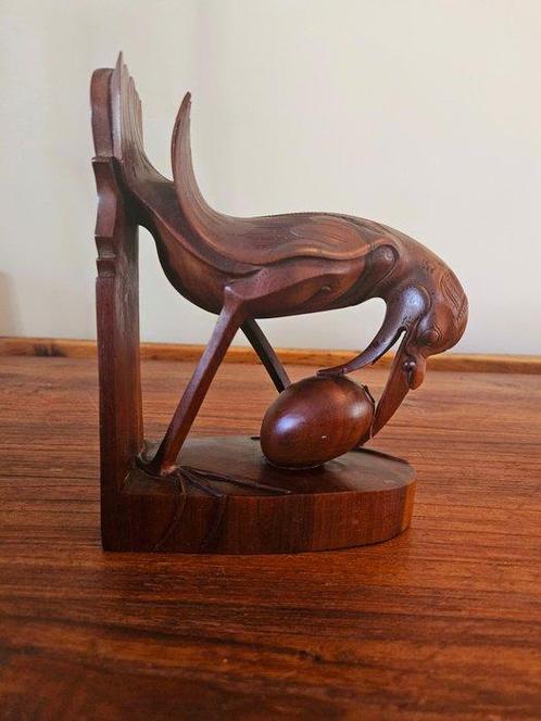 Boekensteunen (2) - Teak - Prachtig houtsnijwerk, Antiek en Kunst, Curiosa en Brocante