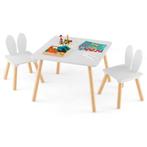Coast kindertafel met 2 stoelen 3. Kinderstoel met massief, Verzenden, Nieuw