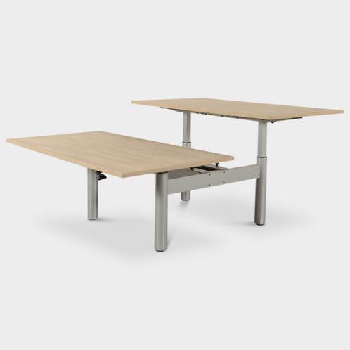 Gispen TM bench werkplek handslinger, bladen naar keuze, 2 x, Huis en Inrichting, Bureaus, Ophalen of Verzenden