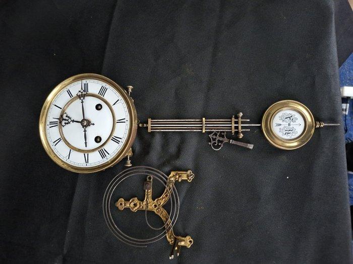 Klok - Antiek Messing - 1850-1900, Antiek en Kunst, Antiek | Klokken