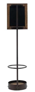 Flessendisplay met krijtbordframes | Metaal & hout | 679g, Verzenden, Nieuw in verpakking