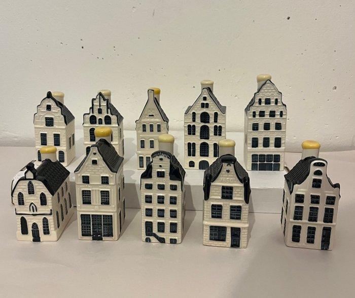 KLM-huisje - Bols - Tien KLM huisjes, Antiek en Kunst, Antiek | Wandborden en Tegels