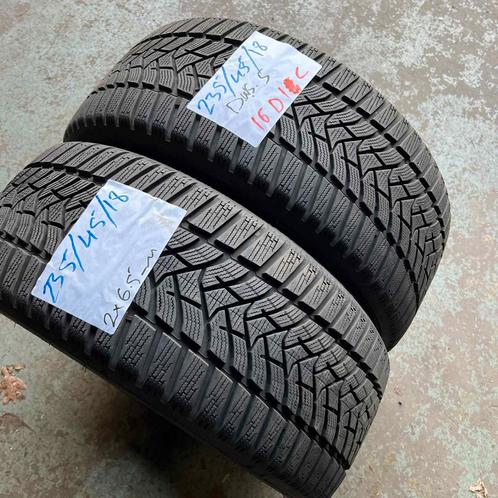 2 x Dunlop Winter Sport 5 235-45-18 Winterbanden 6,5mm, Auto-onderdelen, Banden en Velgen, 18 inch, Winterbanden, 235 mm, Personenwagen