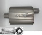 MAX Spiral Straight Flo Performance rvs uitlaat demper 2,5, Auto-onderdelen, Ophalen of Verzenden, Nieuw