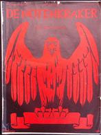 Adelaar in het rood op spotprent (lijst optie, Lithos), Verzenden