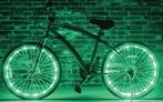 Veilige Fietsverlichting LED groen voor 2 fietswielen, Nieuw