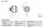 Dynamo / Alternator FORD B-MAX (1.5 TDCi,1.6 TDCi), Ophalen of Verzenden, Nieuw