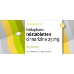 Leidapharm Reistabletten Cinnarizine 25 mg 10 tabletten, Nieuw, Verzenden