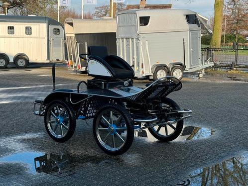 Enkelspan / Tweespan / Techno / Marathonwagen / Pony, Dieren en Toebehoren, Rijtuigen en Koetsen, Marathonwagen, Gebruikt, Pony
