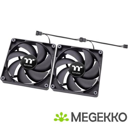 Thermaltake TT CT120 PC Computer behuizing Ventilator Zwart, Computers en Software, Computerkoelers, Nieuw, Verzenden