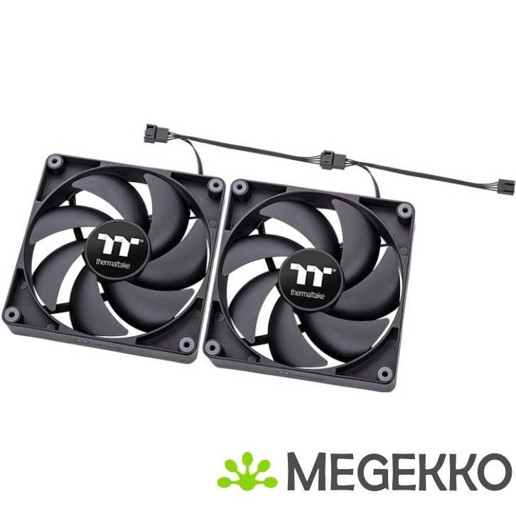 Thermaltake TT CT120 PC Computer behuizing Ventilator Zwart, Computers en Software, Computerkoelers, Nieuw, Verzenden
