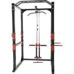 Gorilla Sports Power Lifting Cage met Verstelbare haltersteu