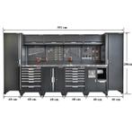 Gereedschapskasten set wandlengte 392 cm. metaal omkleed, Ophalen of Verzenden, Nieuw