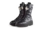 Nikkie Veterboots in maat 37 Zwart | 10% extra korting, Verzenden, Zwart, Overige typen, Nikkie