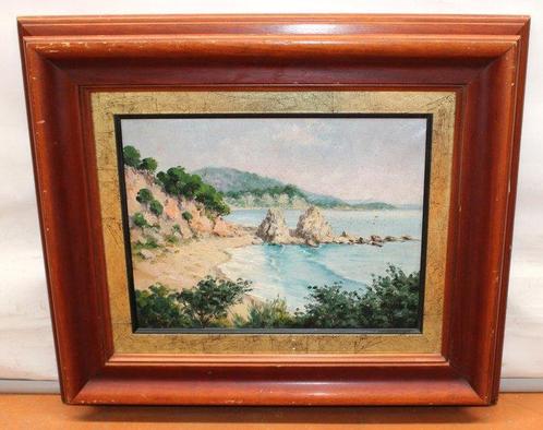Miquel Forteza Forteza (1888-1969) - Playa de Santa Cristina, Antiek en Kunst, Kunst | Schilderijen | Klassiek