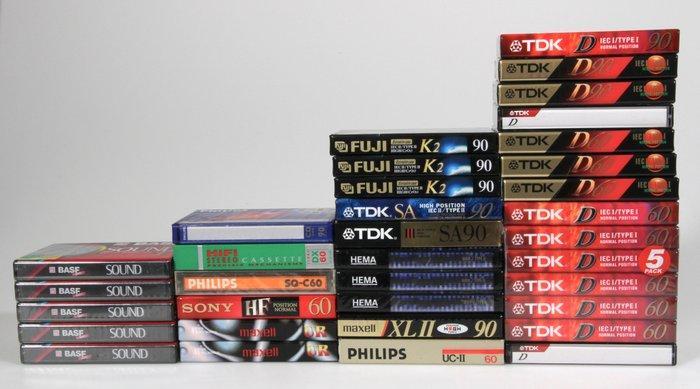 TDK - BASF - Fuji - en andere - Cassette Audiocassette deck, Audio, Tv en Foto, Radio's