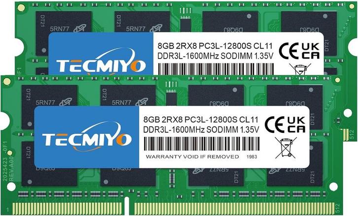 Tecmiyo 8GB DDR3 1600MHz SO-DIMM Laptop Geheugen –, Computers en Software, RAM geheugen, Nieuw, Ophalen of Verzenden
