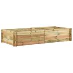 vidaXL Plantenbak 197x100x40 cm geïmpregneerd grenenhout, 100 cm of meer, Verzenden, Nieuw, Hout