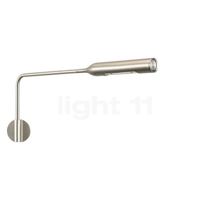 Lumina Flo Wandlamp LED, nikkel geborsteld - 2.700 K - excl., Huis en Inrichting, Lampen | Wandlampen, Nieuw, Verzenden