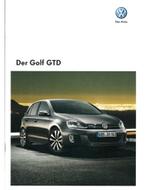 2011 VOLKSWAGEN GOLF GTD BROCHURE DUITS, Boeken, Auto's | Folders en Tijdschriften, Nieuw, Volkswagen, Author