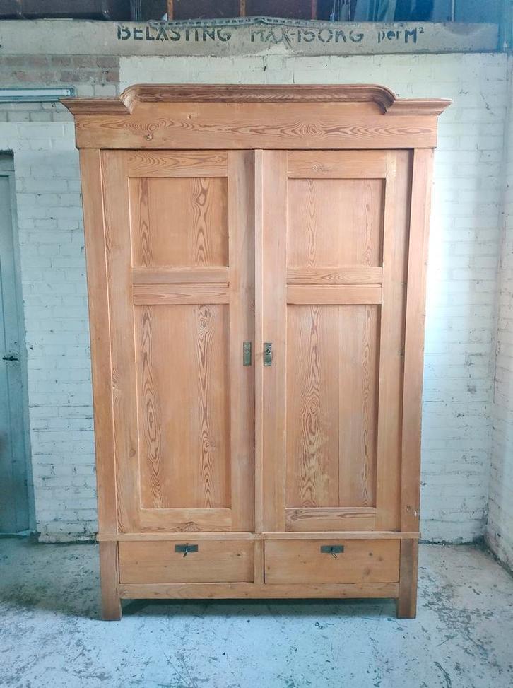 Vintage kast antieke oude tafel stoel emaille etc, Antiek en Kunst, Antiek | Meubels | Kasten