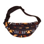 Afrikaanse print heuptasje / Fanny pack - Bruine bogolan - F, Sieraden, Tassen en Uiterlijk, Tassen | Damestassen, Ophalen of Verzenden